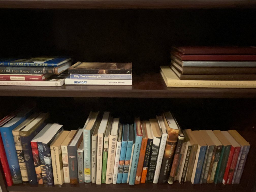 Hardcover and Paperback Books with College Yearbooks