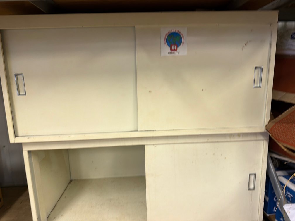 Metal Sliding-Door Storage Cabinet