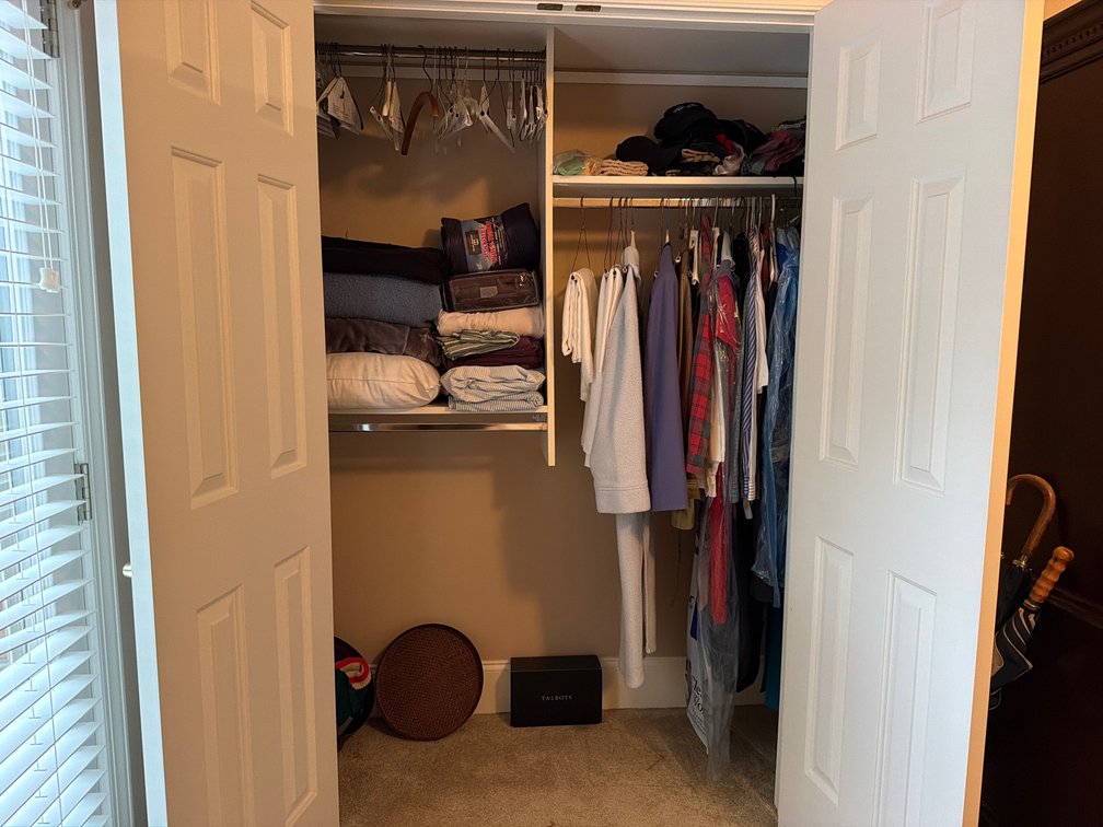 Contents of Bedroom closet