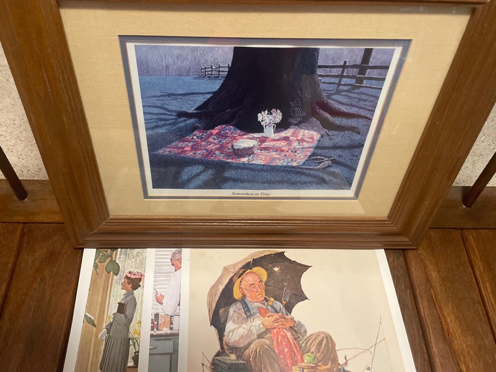 Framed "Somewhere in Time" Art Print and Illustration Prints
