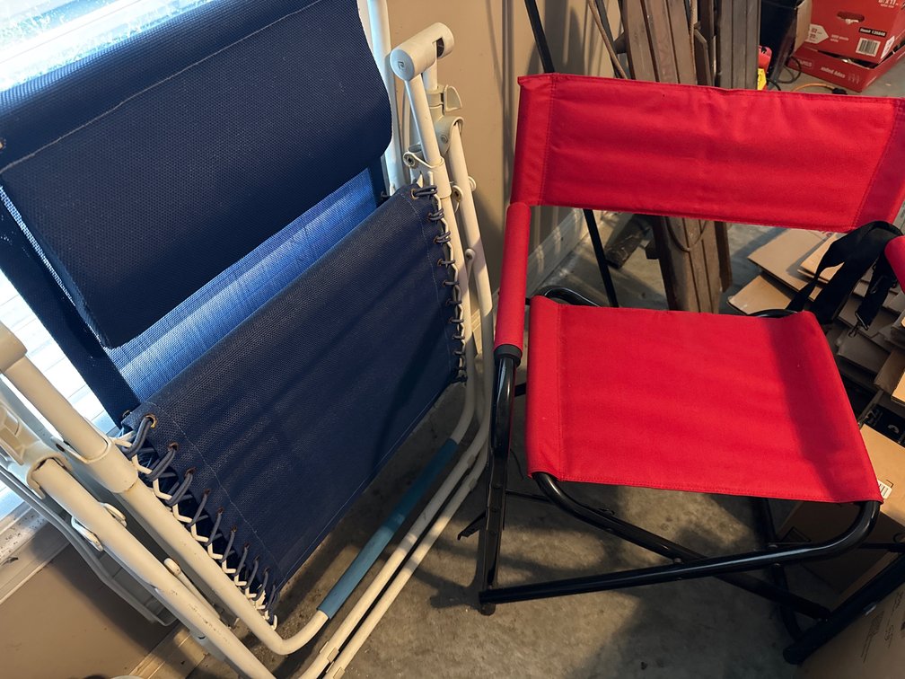 Camp Chair and Lounge Chair