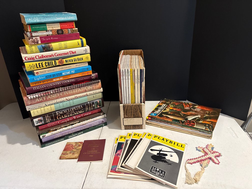 Books and magazines