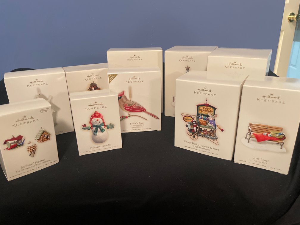 Hallmark Keepsake Christmas Ornaments in Boxes