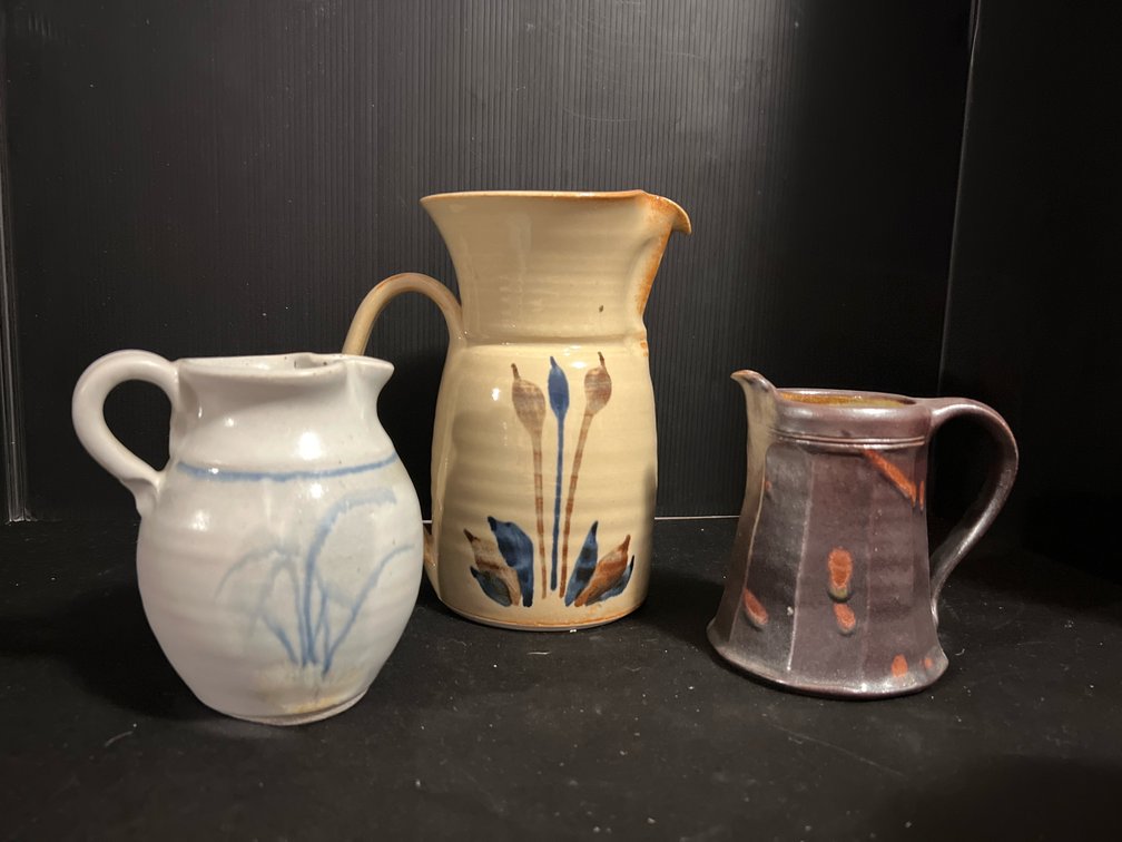Studio Pottery Ceramic Pitchers