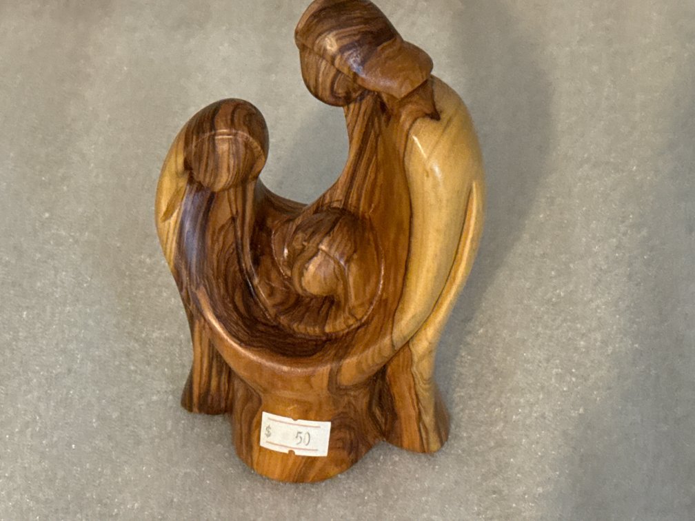 Olive Wood Holy Family Nativity
