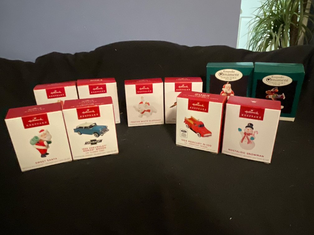 Hallmark Keepsake Boxed Christmas Ornaments