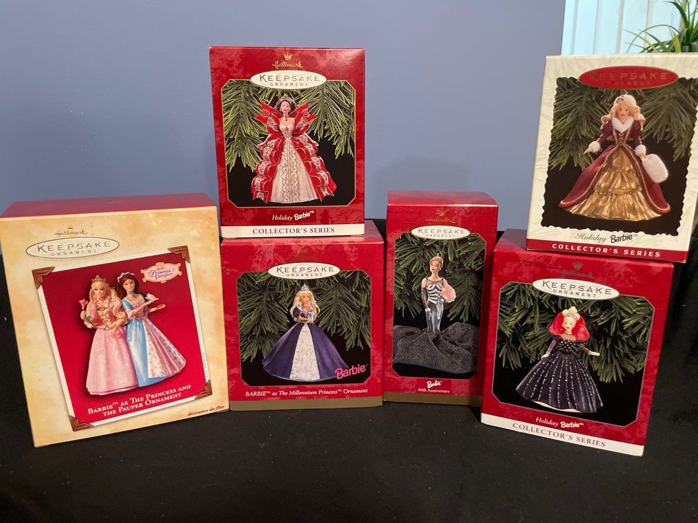 Hallmark Keepsake Barbie Christmas Ornaments