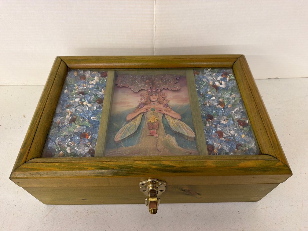 Judy Mastrangelo Wooden Fairy Art Keepsake Box