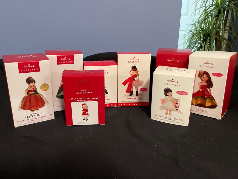 Hallmark Keepsake Madame Alexander Christmas Tree Ornaments
