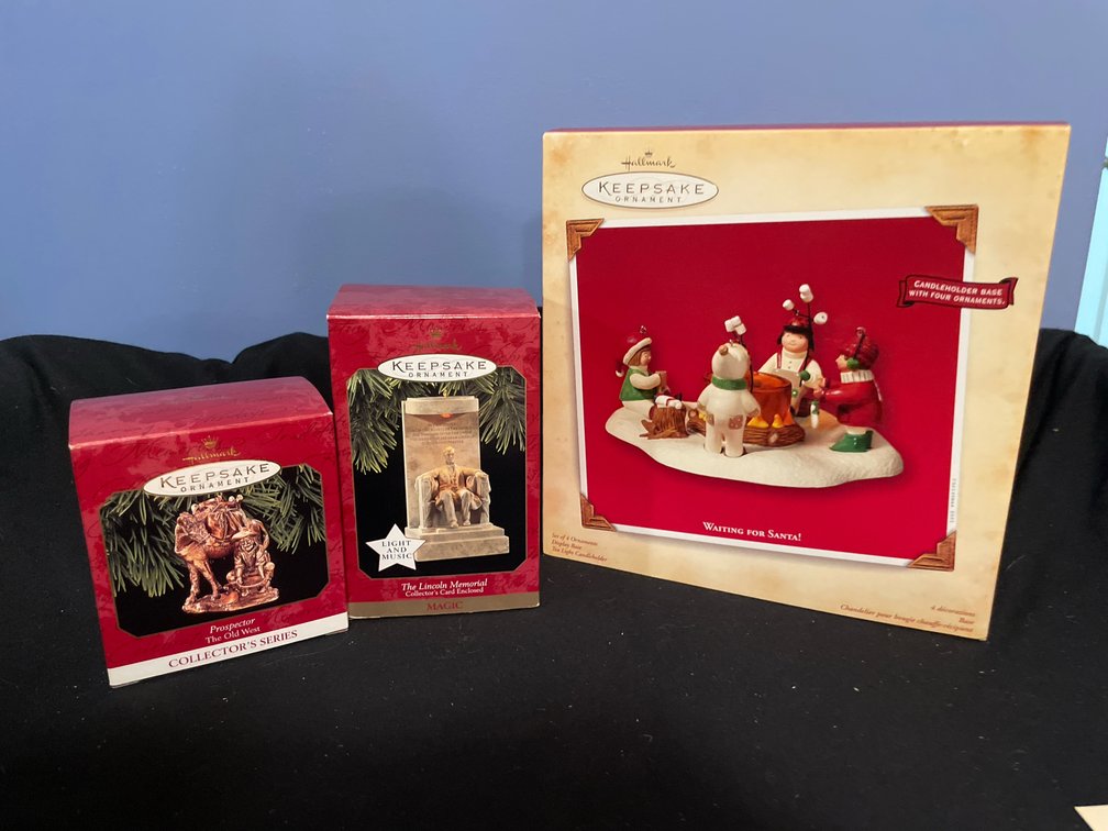 Hallmark Keepsake Boxed Ornaments, Set of 3