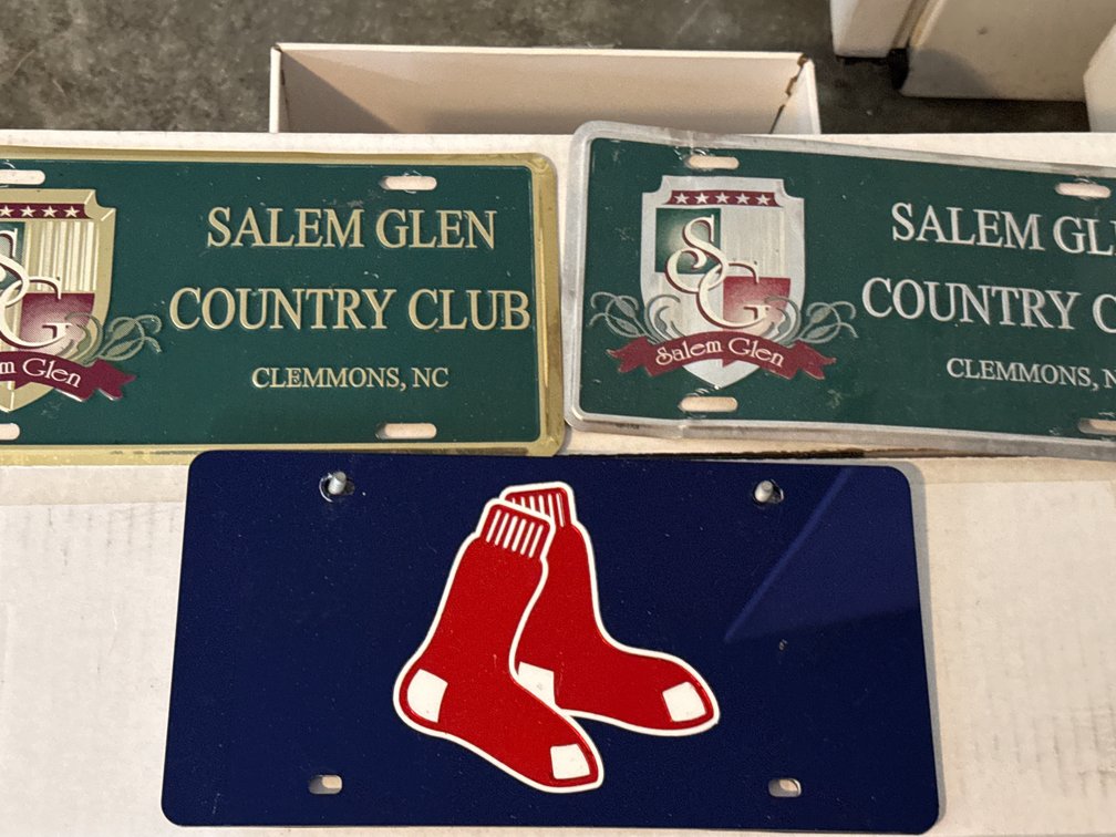 Novelty Metal/Plastic License Plates