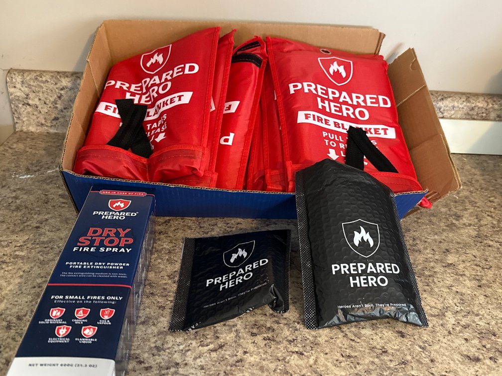 Prepared Hero Fire Blankets
