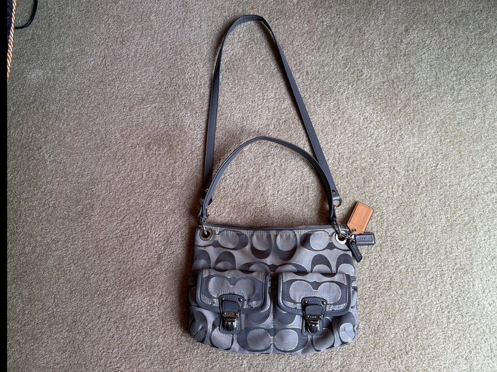 Coach Signature C Jacquard Shoulder Bag