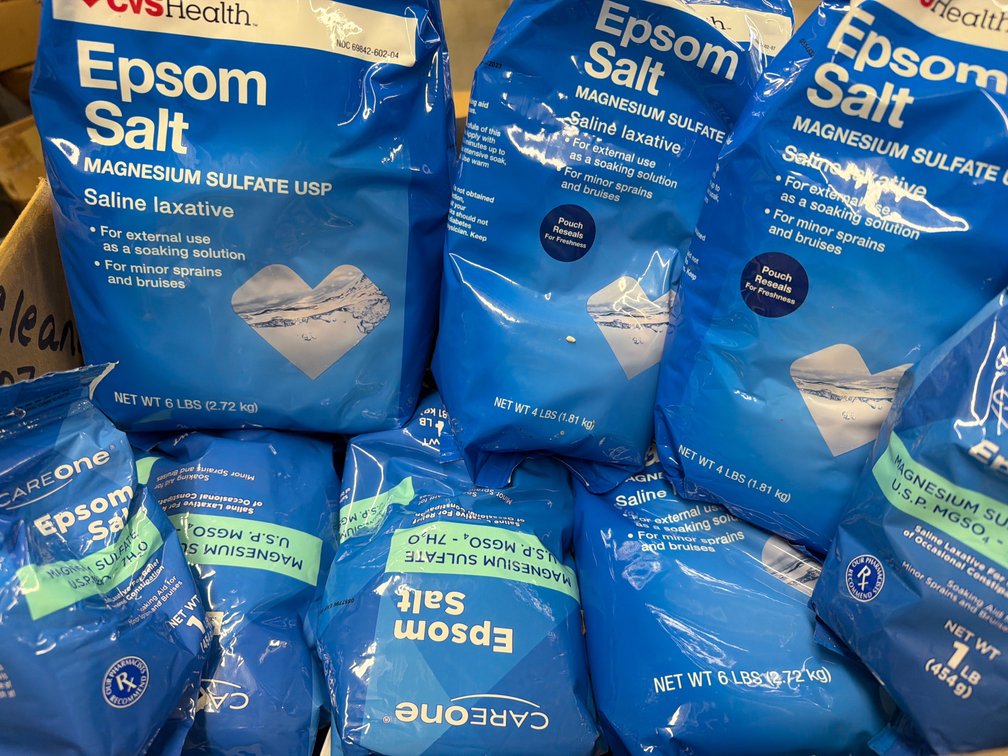 Epsom Salt Magnesium Sulfate Soaking Aid Pouches