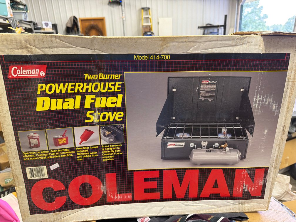 Coleman 414-700 Powerhouse Dual Fuel Two-Burner Camp Stove