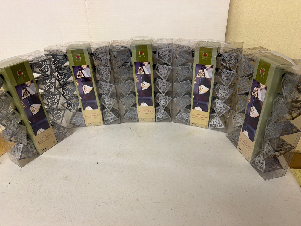 Garden Place 10-Light Butterfly String Light Sets