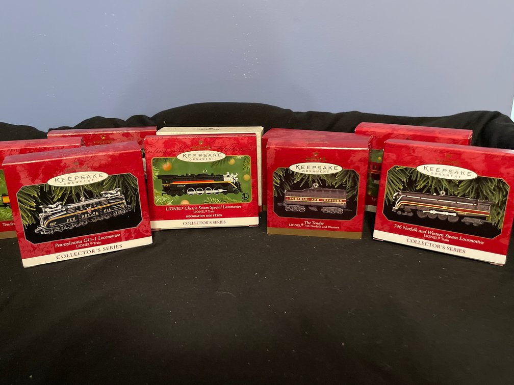 Hallmark Keepsake Lionel Train Christmas Ornaments