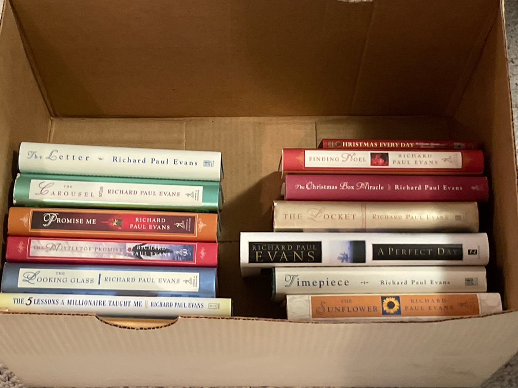 Richard Paul Evans and William Dean Howells Hardcover Books