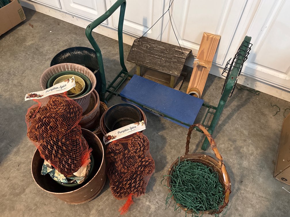 Garden Kneeler Seat, Wooden Bird Feeder