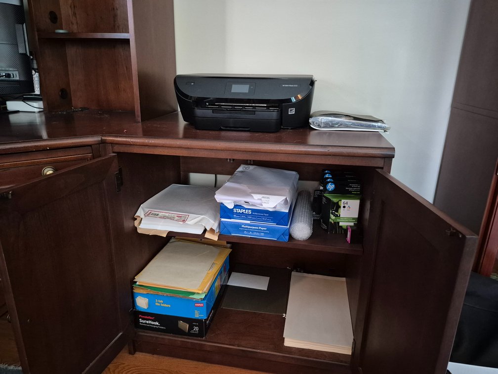 HP ENVY Photo 6255 Printer, and Office Paper