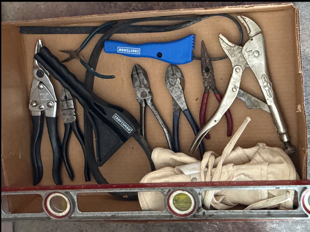 Pliers, Aviation Snips, and Hand Tools