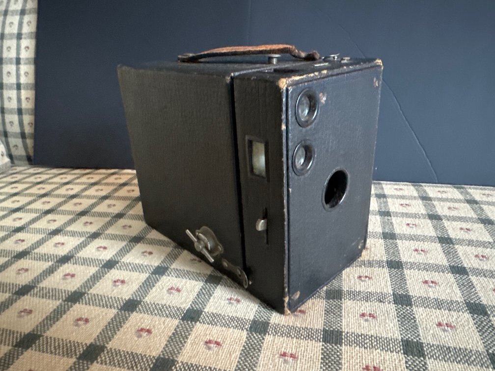 Brownie No. 2-A Box Camera w/ Leather Handle