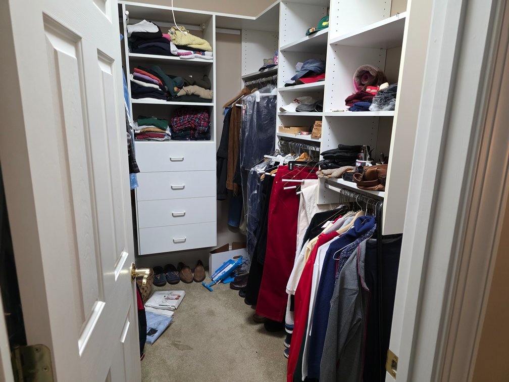 Men's Closet Contents