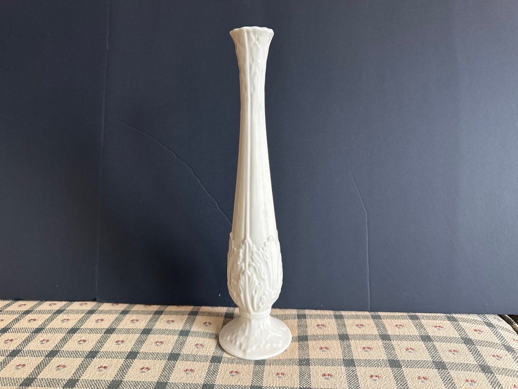 Lenox Embossed Foliate Porcelain Bud Vase