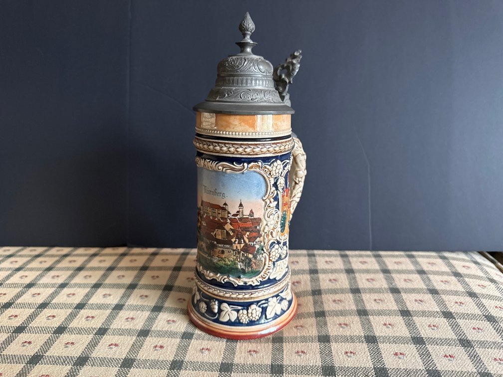 German Ceramic Beer Stein