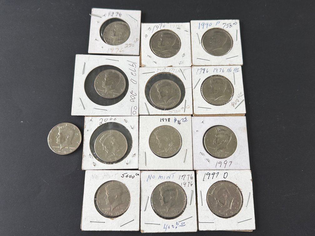 Kennedy Half Dollar Coins (13)