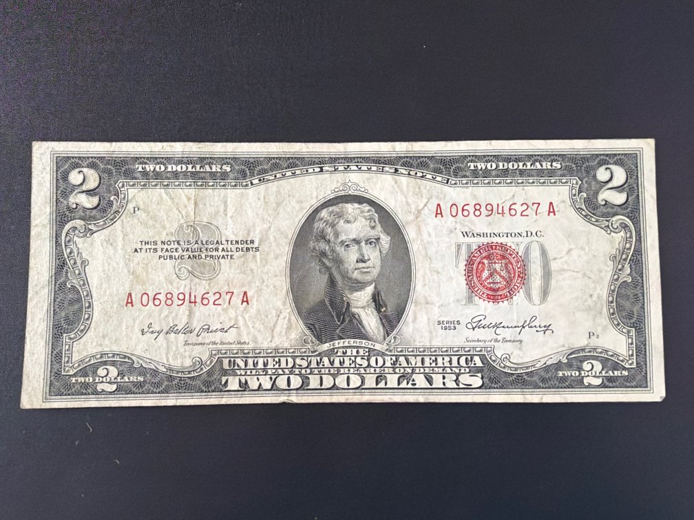 Series 1953 $2 United States Note