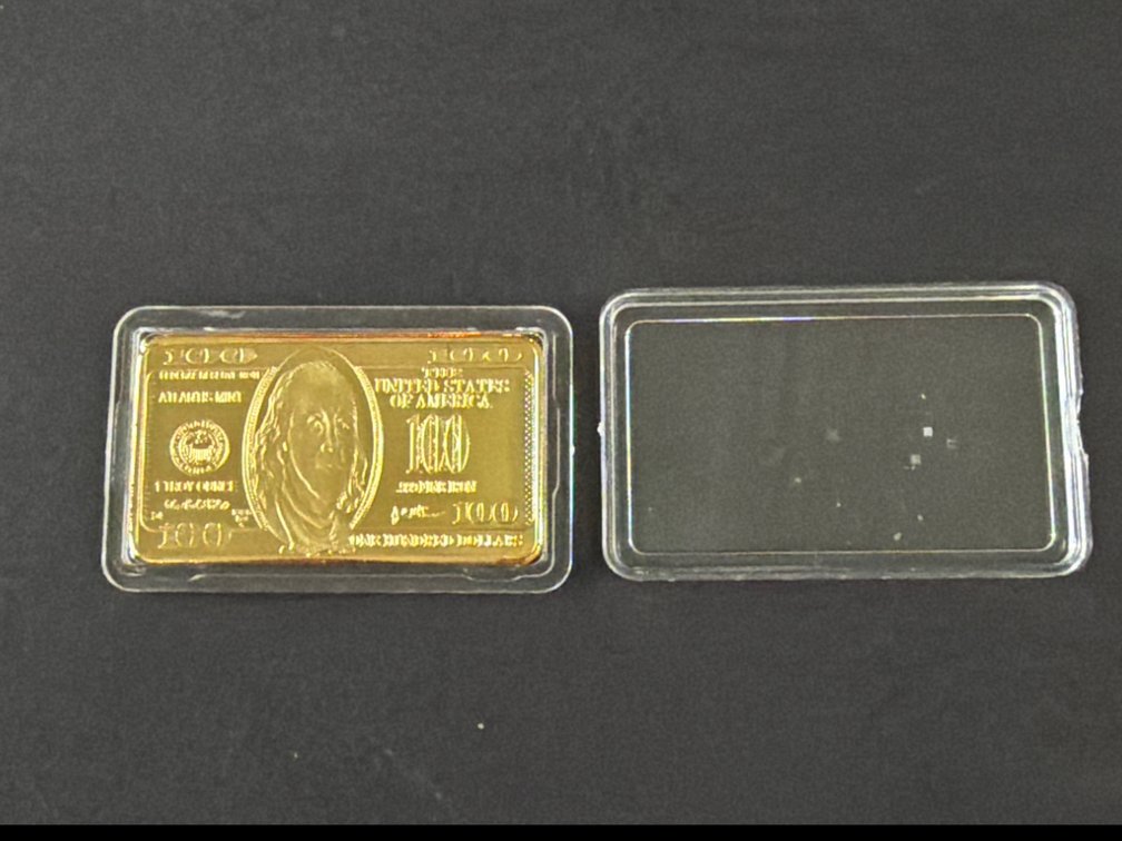 Atlantis Mint 1 Troy Ounce $100 Bill Novelty Bar