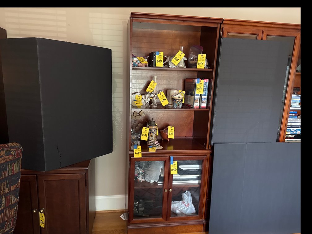 Bookcase  with Glass Doors