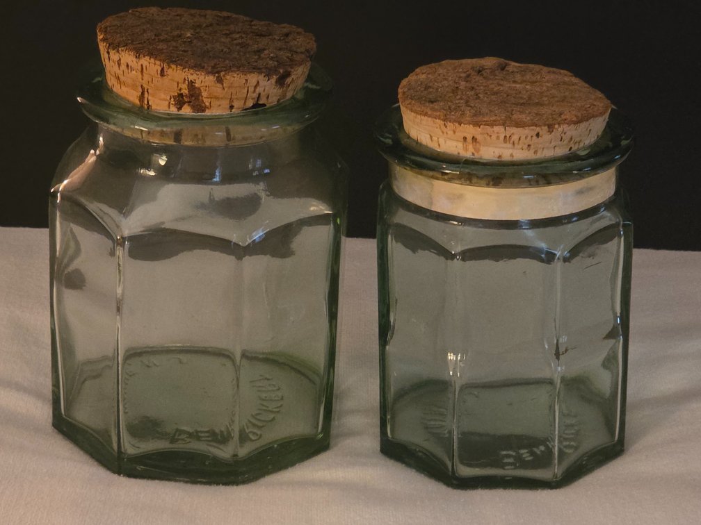 Ben Rickert Green Glass Jars