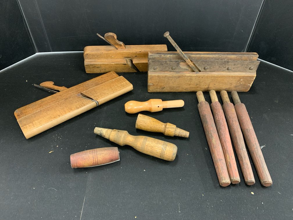 Wooden Hand Planes and Turned Wooden Tool Handles