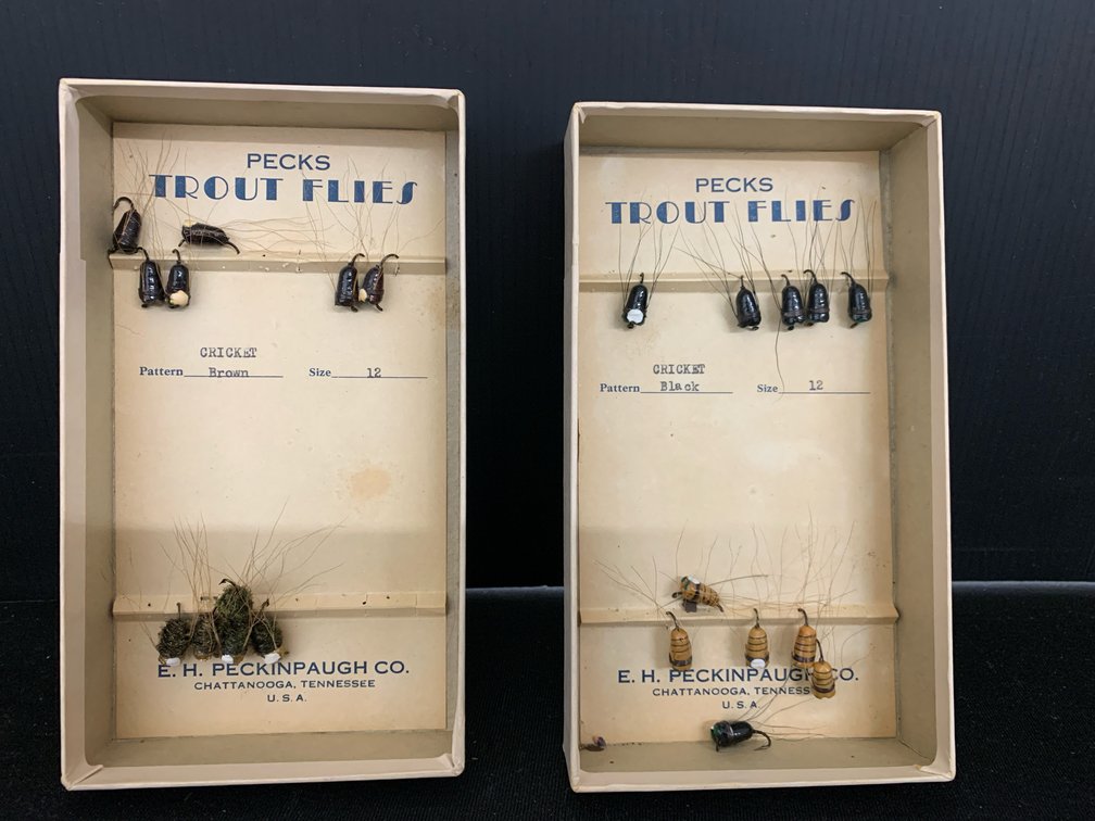 E. H. Peckinpaugh Co. Pecks Cricket Trout Flies