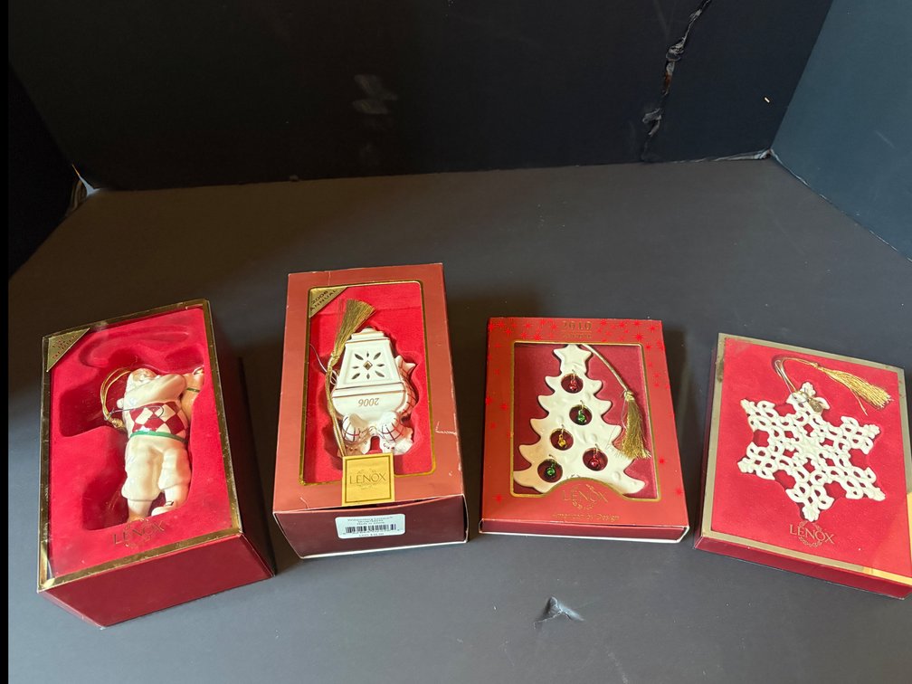 Lenox Porcelain Christmas Ornaments