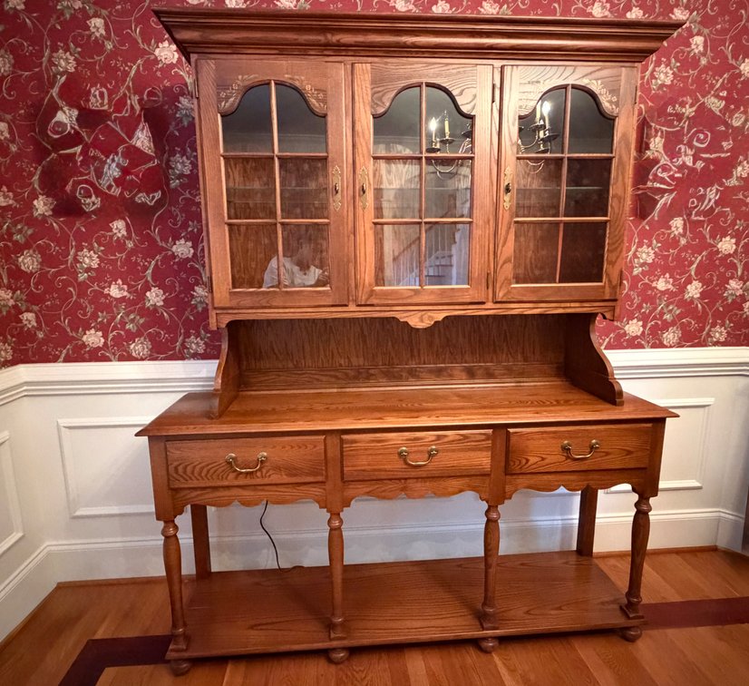 Oak Welsh Dresser China Hutch