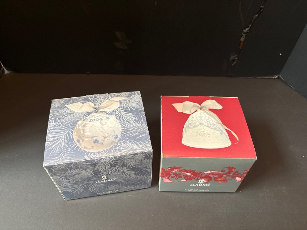 Lladró 2004/2005 Christmas Ornament Boxes