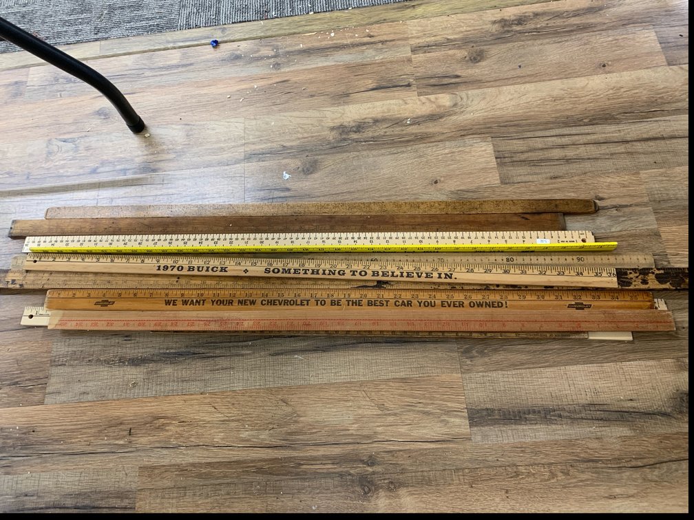 Wooden Advertising Yardsticks