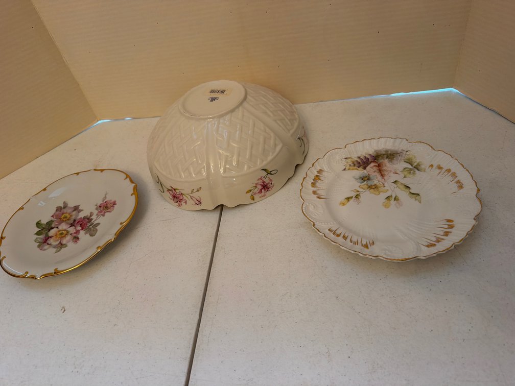Floral Porcelain Bowl/Plate/Oval Dish