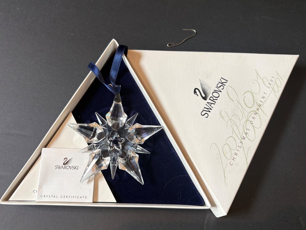 Swarovski Christmas Ornament 2001 Crystal Star