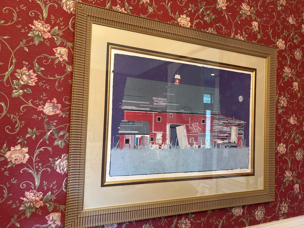 Framed Mail Pouch Tobacco Barn Limited Edition Art Print