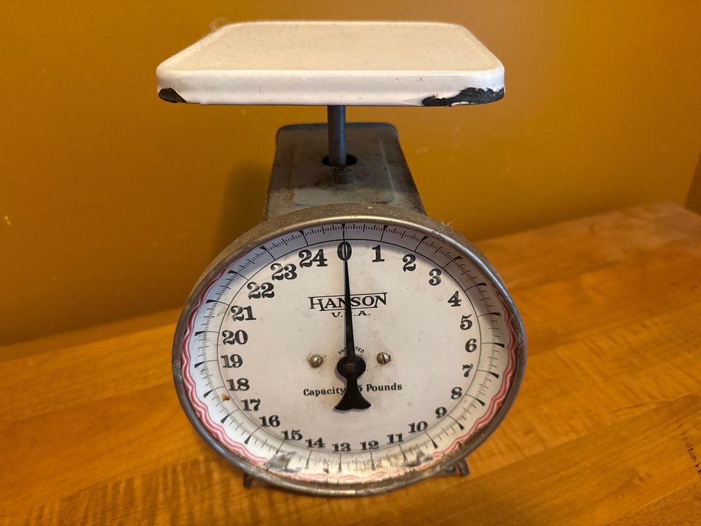 Hanson 25-Pound Capacity Mechanical Scale