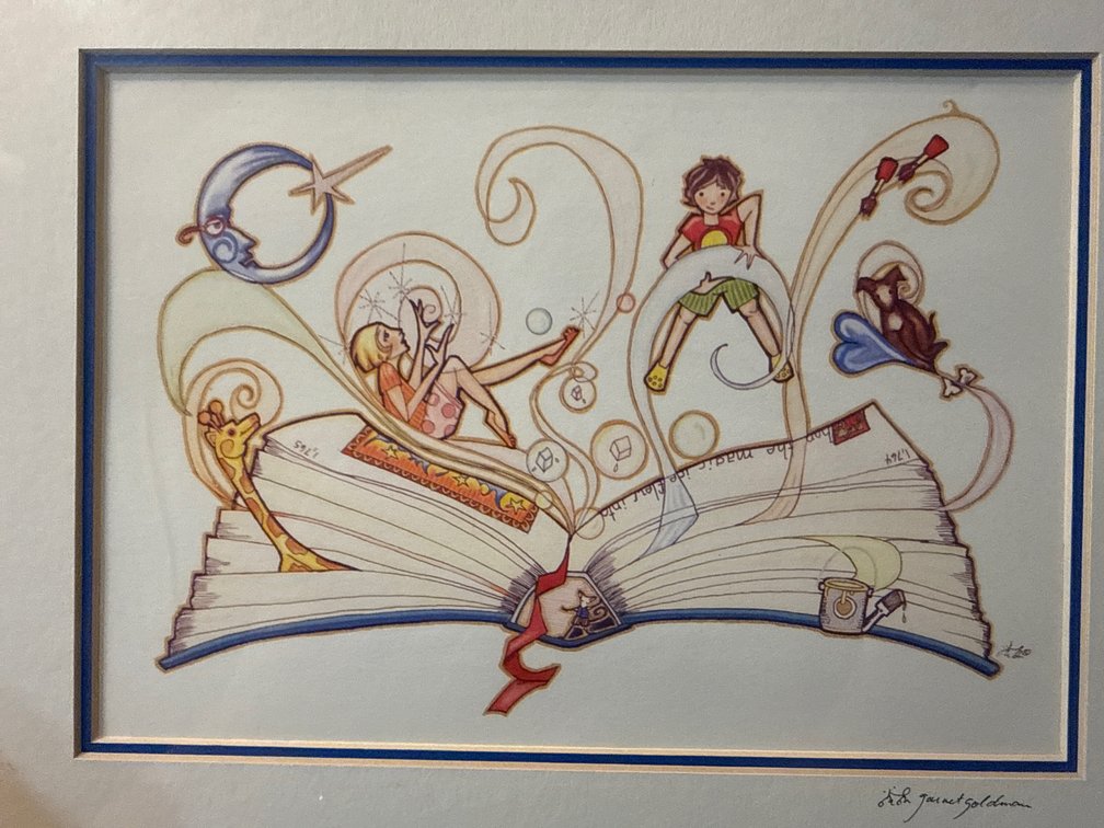 Joan Garnet Goldman Framed Storybook Illustration