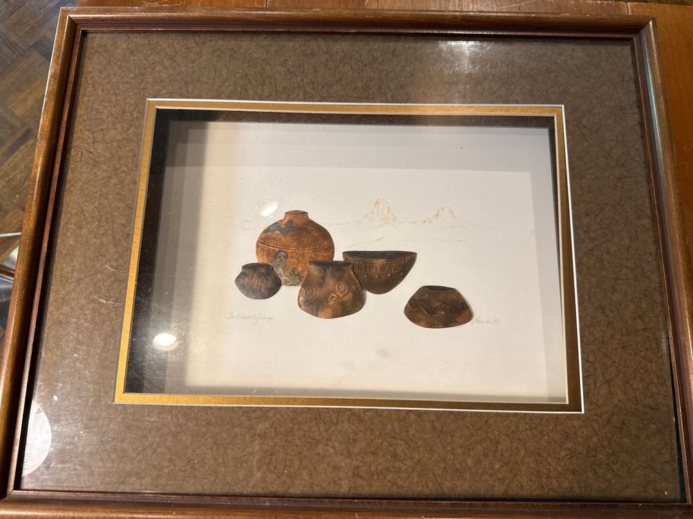 Pearce "Southwest Group" Framed Southwestern Artwork