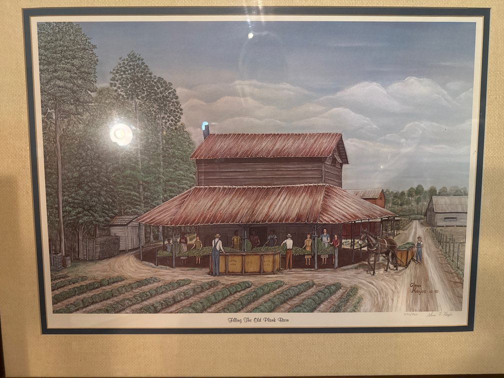 Glenn Hayes Filling The Old Plank Barn Framed Art Print