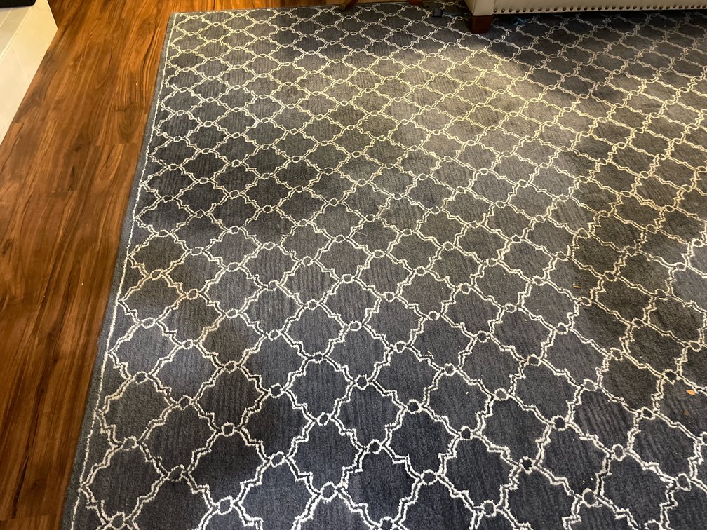 Rug&Home Hand-Tufted Wool and Viscose Area Rug