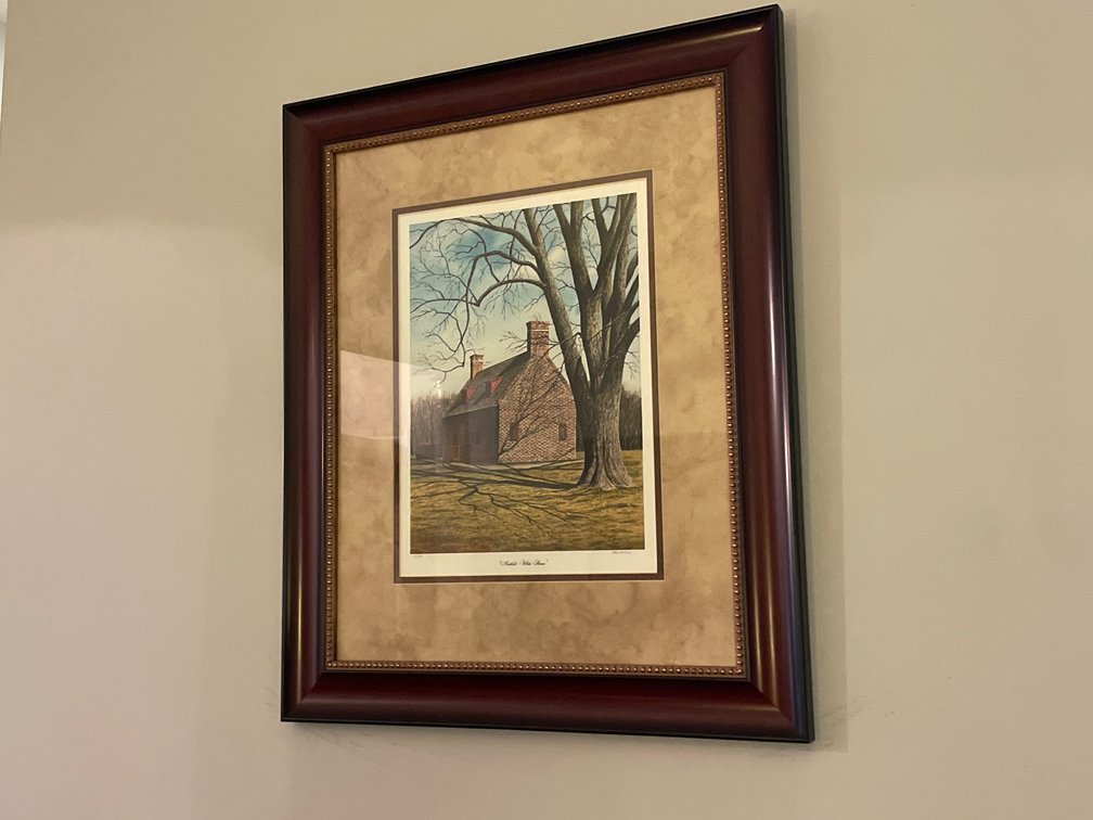 Cotton Ketchie "Newbold - White House" Framed Art Print