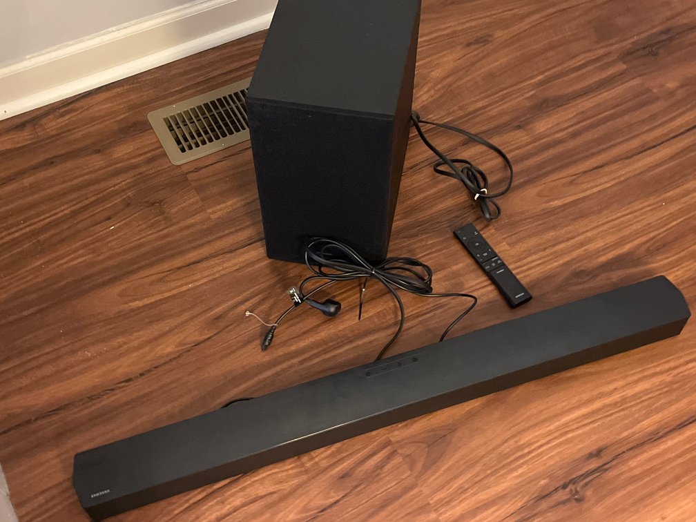 Samsung HW-B650F Soundbar with Subwoofer and Remote